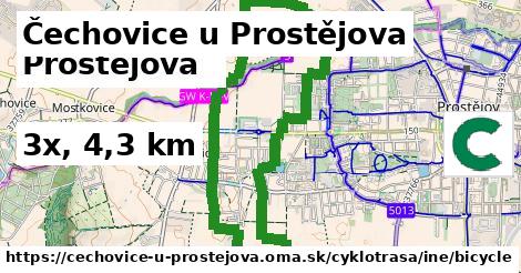 Čechovice u Prostějova Cyklotrasy iná bicycle