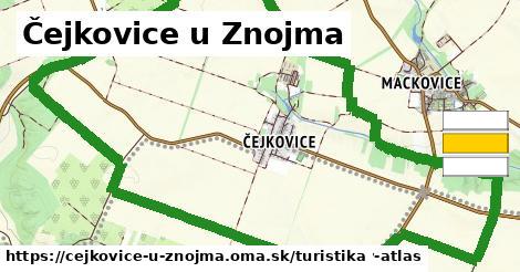 Čejkovice u Znojma Turistické trasy  