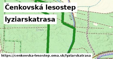 Čenkovská lesostep Lyžiarske trasy  