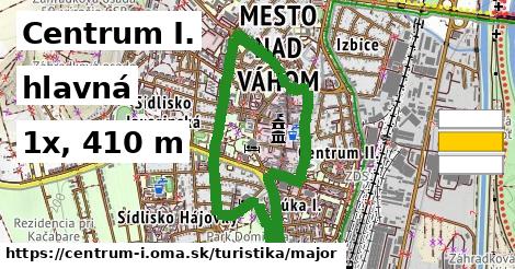 Centrum I. Turistické trasy hlavná 