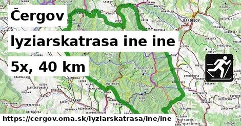 Čergov Lyžiarske trasy iná iná