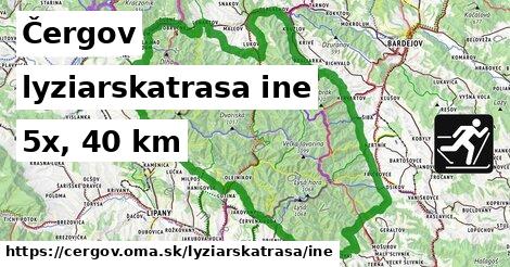 Čergov Lyžiarske trasy iná 
