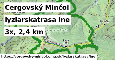 Čergovský Minčol Lyžiarske trasy iná 