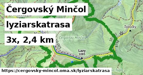 Čergovský Minčol Lyžiarske trasy  