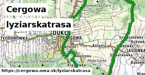 Cergowa Lyžiarske trasy  