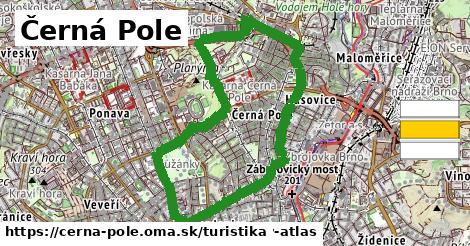 Černá Pole Turistické trasy  