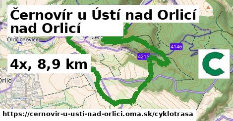 Černovír u Ústí nad Orlicí Cyklotrasy  