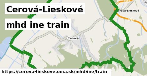 Cerová-Lieskové Doprava iná train