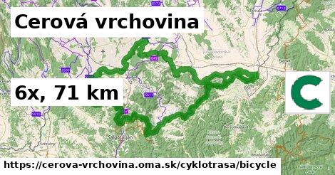 Cerová vrchovina Cyklotrasy bicycle 