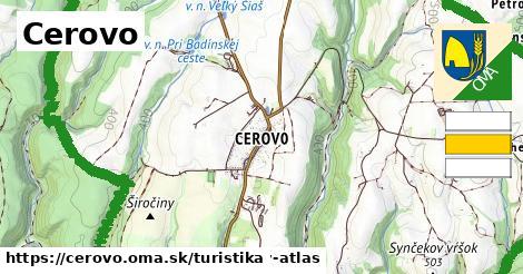 Cerovo Turistické trasy  