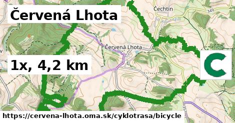Červená Lhota Cyklotrasy bicycle 