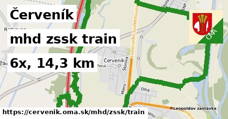 Červeník Doprava zssk train