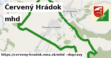 Červený Hrádok Doprava  