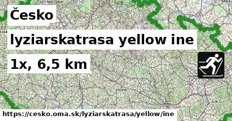Česko Lyžiarske trasy žltá iná