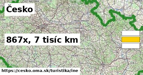 Česko Turistické trasy iná 