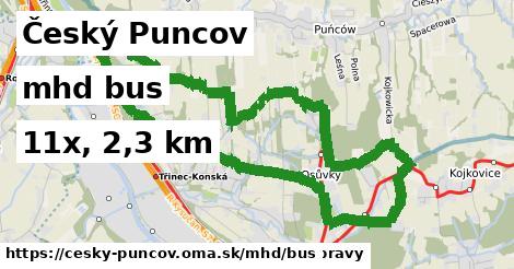 Český Puncov Doprava bus 