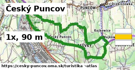 Český Puncov Turistické trasy  