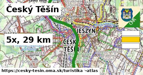 Český Těšín Turistické trasy  