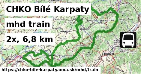 CHKO Bílé Karpaty Doprava train 