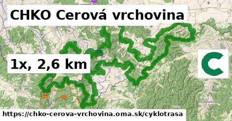 CHKO Cerová vrchovina Cyklotrasy  