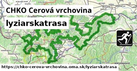 CHKO Cerová vrchovina Lyžiarske trasy  