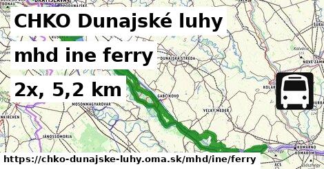 CHKO Dunajské luhy Doprava iná ferry