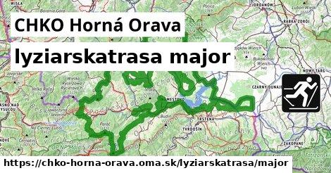 CHKO Horná Orava Lyžiarske trasy hlavná 