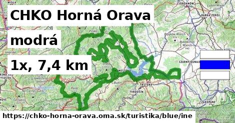 CHKO Horná Orava Turistické trasy modrá iná