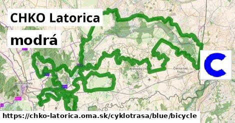 CHKO Latorica Cyklotrasy modrá bicycle