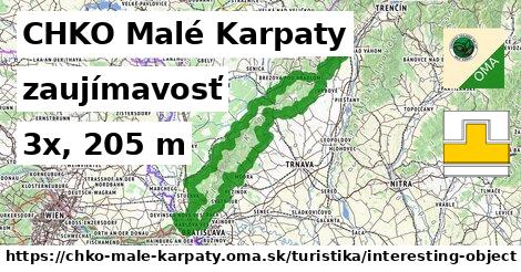 CHKO Malé Karpaty Turistické trasy zaujímavosť 