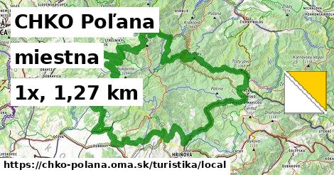 CHKO Poľana Turistické trasy miestna 