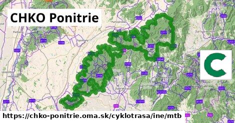 CHKO Ponitrie Cyklotrasy iná mtb