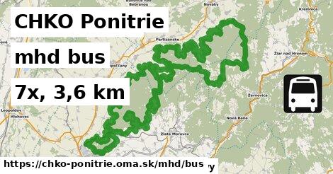 CHKO Ponitrie Doprava bus 