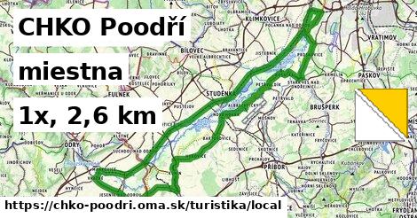 CHKO Poodří Turistické trasy miestna 