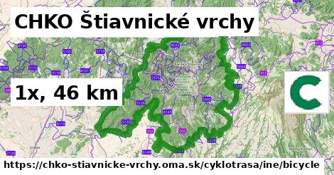 CHKO Štiavnické vrchy Cyklotrasy iná bicycle