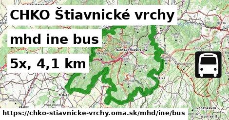 CHKO Štiavnické vrchy Doprava iná bus