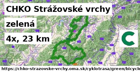 CHKO Strážovské vrchy Cyklotrasy zelená bicycle