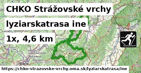 CHKO Strážovské vrchy Lyžiarske trasy iná 