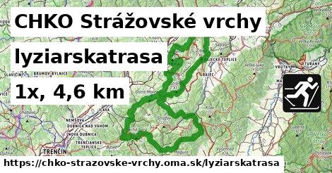 CHKO Strážovské vrchy Lyžiarske trasy  