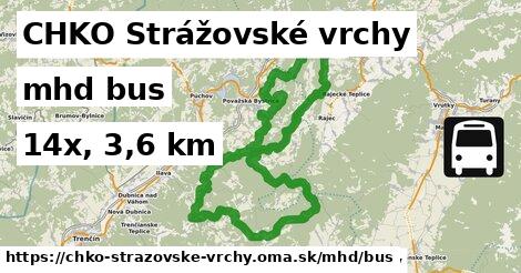 CHKO Strážovské vrchy Doprava bus 