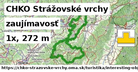 CHKO Strážovské vrchy Turistické trasy zaujímavosť 
