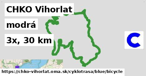 CHKO Vihorlat Cyklotrasy modrá bicycle