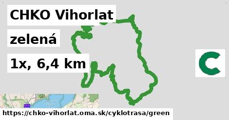 CHKO Vihorlat Cyklotrasy zelená 