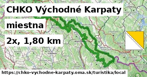 CHKO Východné Karpaty Turistické trasy miestna 