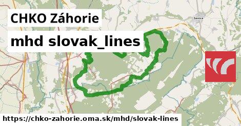 CHKO Záhorie Doprava slovak-lines 