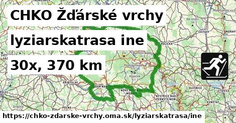CHKO Žďárské vrchy Lyžiarske trasy iná 