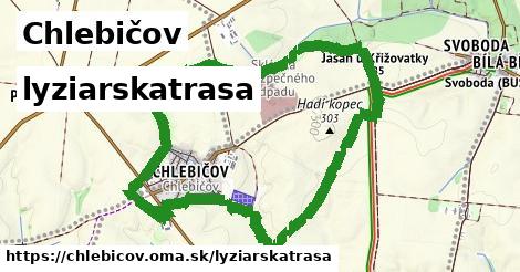 Chlebičov Lyžiarske trasy  