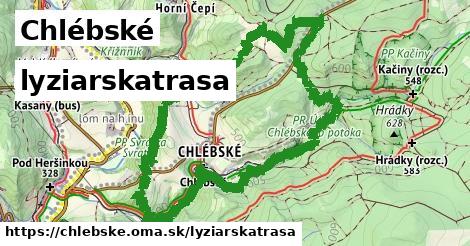 Chlébské Lyžiarske trasy  
