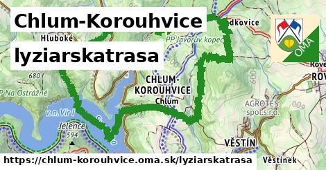 Chlum-Korouhvice Lyžiarske trasy  