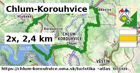 Chlum-Korouhvice Turistické trasy  